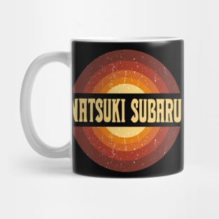 Vintage Proud Name Subaru Anime Gifts Circle Mug